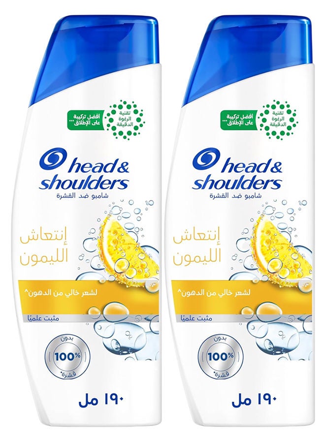 Head & Shoulders Citrus Fresh Shampoo 2x190ml